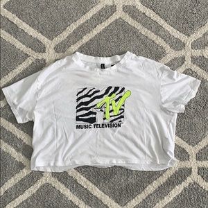 MTV cropped shirt from H&M(Divided)